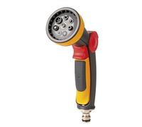 Hozelock Ltd 100-101-499 8 Jet Multi Spray Metal Gun, Amarillo