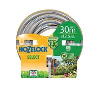 HOZELOCK - Select Hose 12,5 mm x 30 m, hasta un 70% de PVC reciclado, refuerzo trenzado, manguera de jardín resistente, calidad y durabilidad, resistente a la intemperie con protección UV y heladas