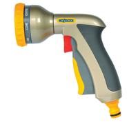 Hozelock Pistola Multi Plus con Ocho Opciones De Aerosol Boquilla A Rosa Metal