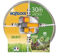 HOZELOCK - Select Hose 12,5 mm x 30 m, hasta un 70% de PVC reciclado, refuerzo trenzado, manguera de jardín resistente, calidad y durabilidad, resistente a la intemperie con protección UV y heladas