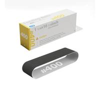 HOZO 10 bandas de lijado de grano 400, para lijado en húmedo, reutilizables para un uso prolongado, material de lijado duradero para un acabado preciso, para bloque de lijado NeoBlock