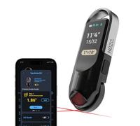 HOZO NeoRulerGO Cinta métrica digital con láser, herramienta de medición inteligente de larga distancia recargable para plana, aplicación Bluetooth, tamaño de bolsillo, regalo para hombres, papá