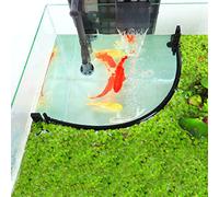 HOZOE Corral Flotante para Acuario, intercepta Plantas flotantes de filtros y Calentadores, Altura Ajustable con Nivel de Agua, se Puede Utilizar para acuarios enmarcados y sin Marco (Estilo 1)