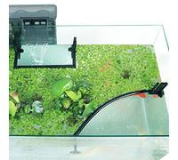 HOZOE Corral Flotante para Acuario, intercepta Plantas flotantes de filtros y Calentadores, Altura Ajustable con Nivel de Agua, se Puede Utilizar para acuarios enmarcados y sin Marco. (Paquete