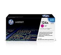 HP 124A Q6003A, Magenta, Cartucho Tóner, de 2.000 páginas, para impresoras HP ColorLaserJet 2600N, 1600, 2605, 2605dn, 2605dtn, CM1015 MFP, CM1017 MFP y 260NSE