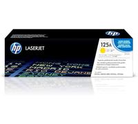 HP 125A CB542A, Amarillo, Cartucho Tóner Original, de 1.400 páginas, para impresoras HP ColorLaserJet CP1215, CP1515, CP1518, CM1312 y CP151n