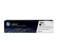 HP Pack de ahorro de 2 cartuchos de tóner original LaserJet 126A negro