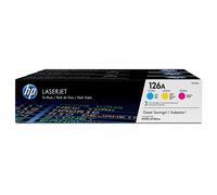 HP 126A toner pack cian-magenta-amarillo CF341A