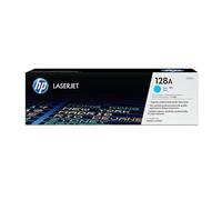 HP 128A CE321A, Cian, Cartucho Tóner Original, de 1.300 páginas, para impresoras HP LaserJet Pro serie CM1410, CM1415, CM1525