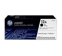 HP 12A Pack Ahorro Tóner Original LaserJet Negro