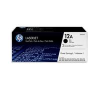 HP 12AD (Q2612AD) toner negro pack doble (original)