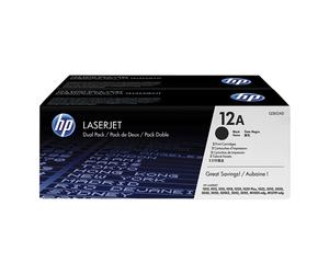 HP 12AD (Q2612AD) toner negro pack doble (original)