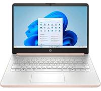 HP 14 Laptop portátil delgada para estudiantes 2025, HD de 14 pulgadas, Intel N150 de 4 núcleos, 4 GB de RAM, 256 GB de almacenamiento (128 GB UFS + 128 GB microSD), 1 año Office 365, Wi-Fi 6, HDMI