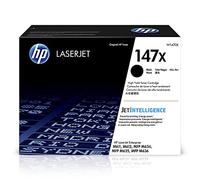 HP 147X W1470X, Negro, Cartucho Tóner de Alta Capacidad Original, de 25.200 páginas, para impresoras HP LaserJet Enterprise M611dn, M612dn, Flow MFP M635z, Flow MFP M636z, M635h MFP y M636fh MFP