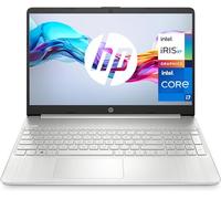 HP 15s-fq5100ns - Ordenador portátil de 15.6" Full HD (Intel Core i7-1255U, 16GB RAM, 512GB SSD, Intel Iris Xe Graphics, Sin Sistema Operativo) Plata - Teclado QWERTY Español