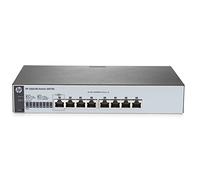 HP 1820-8G Conmutador de red administrado L2 Gigabit Ethernet (10/100/1000) 1U Gris - Switch de red (Gestionado, L2, Gigabit Ethernet (10/100/1000), Bidireccional completo (Full duplex), Montaje en rack, 1U)