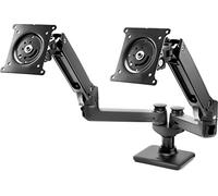 HP 2º brazo de monitor Hot Desk - Soporte para televisor (Abrazadera, 8,26 kg, 68,6 cm (27"), 100 x 100 mm, Ajustes de altura, Negro)