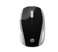 HP 200 - Ratón inalámbrico (1000 PPP, 3 Botones y Rueda, Tecnología LED Roja, Conexión Inalámbrica,Baterías AAA 12 Meses de Duración, Windows 7,8, 10, Mac OS 10.x y superiores, Chrome OS), Plateado