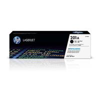 HP 201A CF400A, Negro, Cartucho Tóner Original, de 1.420 páginas, para impresoras HP Color LaserJet Pro serie 252, 274 y 277