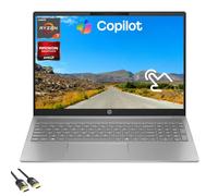 HP 2025 Omnibook 5 Touchscreen Laptop,16" FHD 2K Copilot AI Laptop, AMD Ryzen AI 7 350(50 Tops NPU), 16 GB RAM LPDDR5x 2TB SSD, PDG HDMI Cable, US Version KB, WiFi 6, BT 5.4, Win 11 Pro