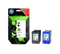 HP 21/ 22 (SD367AE) multipack negro + color (original)