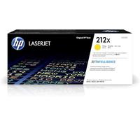 HP 212X W2122X, Amarillo, Cartucho Tóner de Alta Capacidad Original, de 10.000 páginas, para impresoras HP Color LaserJet Enterprise serie M554, M555 y M578
