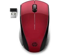 HP 220 Ratón Inalámbrico, 1600 PPP, Blue LED, Ambidiestro, Rojo | Conexión 2,4 GHz hasta 10 m, 3 botones, hasta 15 meses de batería, compatible con Windows, Mac OS y Chrome OS
