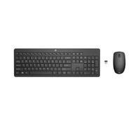 HP 230 Combo de Teclado y Ratón Inalámbricos Teclado de Membrana QWERTY Español Receptor USB-A Negro