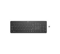HP 230 Teclado Inalámbrico QWERTY Español - (Puerto USB-A, Batería hasta 16 Meses de Duración, Conexión Inalámbrica 2,4GHz, Windows ), Color Negro