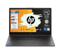 HP 250 G10, PC portátil CPU Intel Core 7, hasta 5,4 GHz, RAM 24 GB, SSD 512 GB, pantalla 15,6" FHD, Wi-Fi 6, BT, WebCam, HDMI, Win 11, listo para usar, 2 años de garantía
