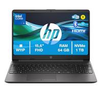 HP 250R G9, ordenador portátil portátil, Intel Core 5 120U, 64GB RAM, 1TB SSD NVMe, Display Full HD, W11P