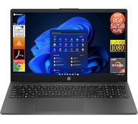 HP 255 G10 Notebook, CPU AMD Ryzen 3 7320U 4.1 GHz Max, pantalla 15.6" Full HD, 8GB RAM, 512GB NVMe SSD, Windows 11 Pro, portátil listo para usar