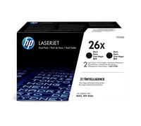 HP 26X (CF226XD) toner negro pack doble (original)