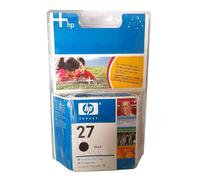 HP 27 Negro cartucho de tinta - Cartucho de tinta para impresoras (Negro, HP DeskJet 3320/3325/3420/3425/3550/3650/3745, OfficeJet 4355/5610, Inyección de tinta, Ampolla, 10-70%, -15-35 °C)
