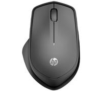 HP 280 - Ratón Inalámbrico Silencioso (2 Botones y Rueda Desplazable, Tecnología LED Azul, USB-A, Batería dura hasta 18 Meses, Windows), Color Negro