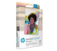 HP 2FR23A 2.3 x 3.4" Premium Zink Photo Paper (20 Sheets) Compatible with Sprock