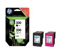 HP Pack de ahorro de 2 cartuchos de tinta original 300 negro/Tri-color