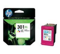 HP Cartucho de tinta original 301XL de alta capacidad Tri-color