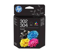 HP 302/304 (B82L1AE) Pack negro + color