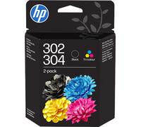 HP 302 / 304 Multipack negro / varios colores Original B82L1AE