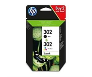 HP 302 Pack (X4D37AE) Cartucho tinta negro + color