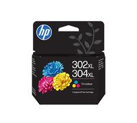 HP 302 XL / 304 XL Cartucho de tinta varios colores Original B7RT8AE