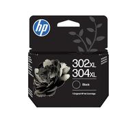 HP 302XL/304XL Negro, B7RT9AE, Cartucho de Tinta Original, Compatible con impresoras DeskJet 1110, 2130, 2620, 3630, 3720, 3730, Envy 4520, 5020, 5032, OfficeJet 3830, 4650, 5220 y 5230