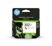HP 302XL F6U67AE, Tricolor, Cartucho de Tinta de Alta Capacidad Original, Compatible con impresoras de inyección de Tinta DeskJet 1110,2130,3630; Envy 4520; OfficeJet 3830,4650,5220,5230