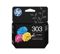 HP 303 Tricolor T6N01AE, Cartucho de Tinta Original, Compatible con impresoras Envy Photo 6200, 7100, 7800, Envy Inspire 7200, 7200e, 7900 y 7900e