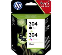 HP Paquete de 2 cartuchos de tinta Original 304 negro/tricolor