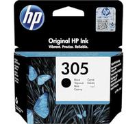 HP 305 Black Original Ink Cartridge 305, Standard, W125916837 (Cartridge 305, Standard Yield, Pigment-Based Ink, 2 ml, 120 páginas, 1 pc(s), Single Pack)