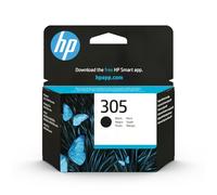HP 305 Negro, Cartucho de Tinta Original | Compatible con HP DeskJet serie 2700, 4100, HP Envy serie 6020, 6030, 6420, 6430, 120 páginas (3YM61AE)