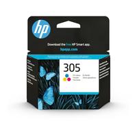 HP 305 Tricolor, Cartucho de Tinta Original | Compatible con HP DeskJet 2300, 2700, 2700e, HP DeskJet Plus 4100/4100e, HP Envy 6010/6010e, 100 páginas (3YM60AE)