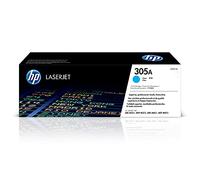 HP 305A CE411AC Cian, Cartucho Tóner Original, de 2.600 páginas, para impresoras HP LaserJet Pro Color serie M351, M451, M375 y M475